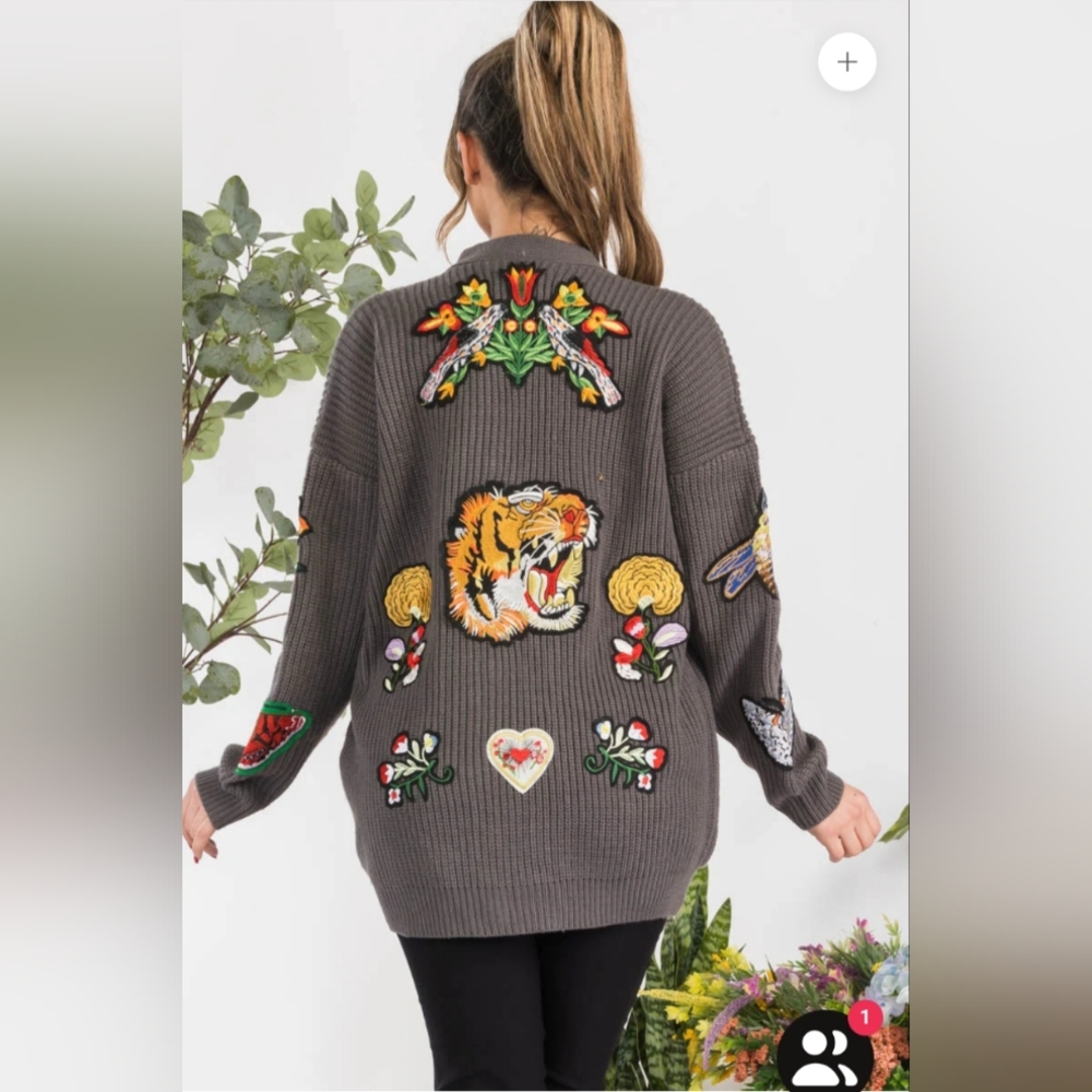 Patchwork Cardigan - image 4